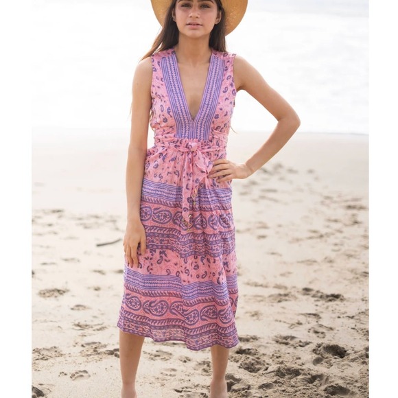 Bell by Alice Bell Cece Midi Dress Size Large - Picture 2 of 7